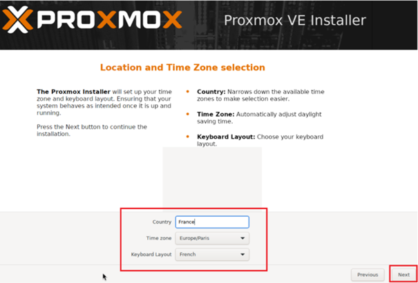 Configuration localisation