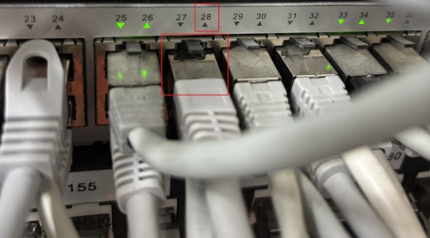 Branchement effectué