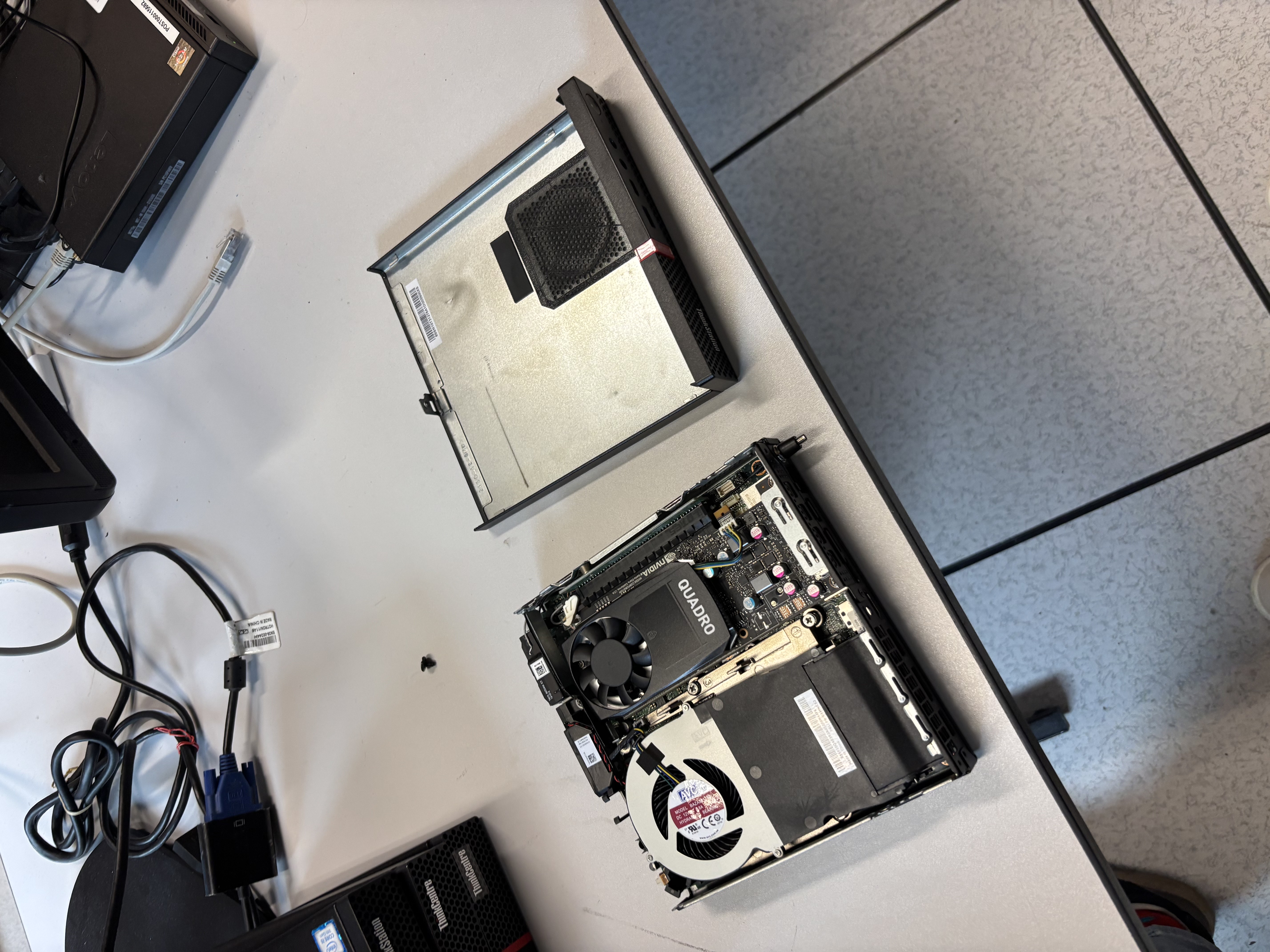 PC Lenovo P330 après dépoussiérage